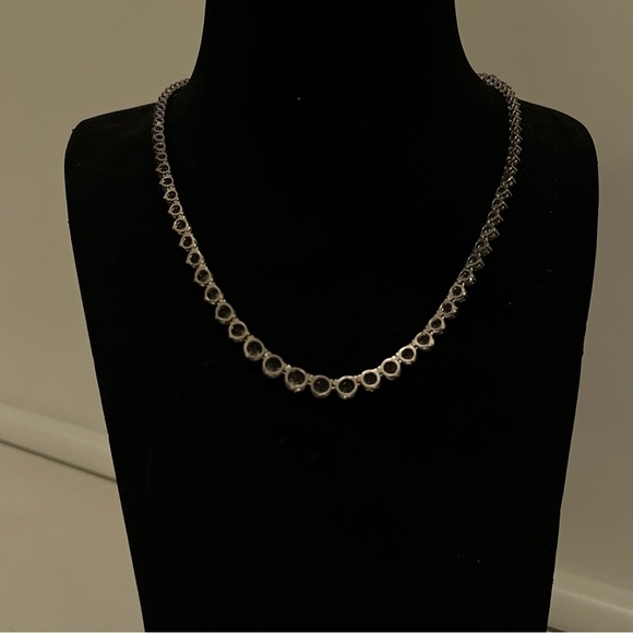 NEW Diamonique Graduated Tennis Necklace - Picture 5 of 5